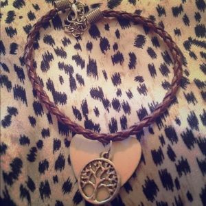 NEW! Adjustable Tree and Heart bracelet! Cute!
